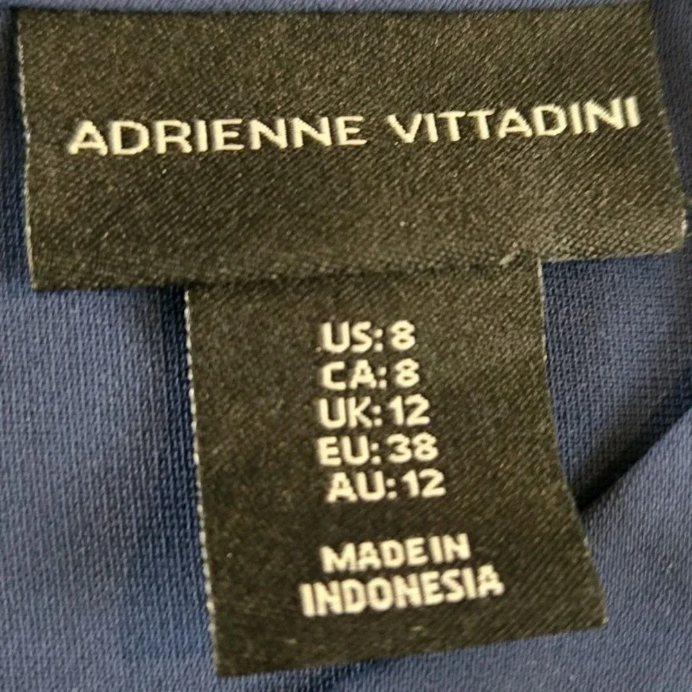 Adrienne Vittadini Women's Dress Lightweight Midi Minimalist Size 8 - Picture 8 of 9